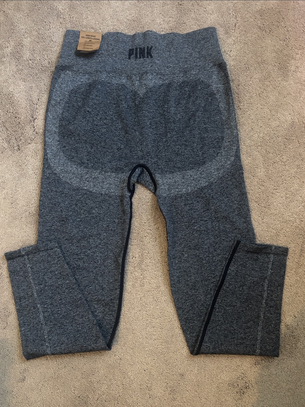 PINK Victoria's Secret Grey High-Waist Leggings